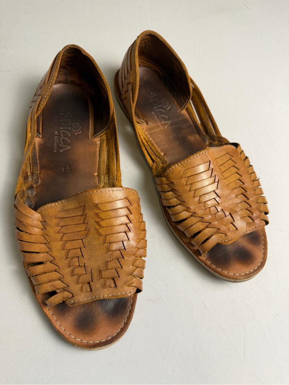 Sbicca of California Women's Jared Huarache Sandal open toe size 10